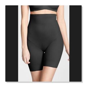 TC Back Magic High Waist Shaping Thigh Slimmer - size XL in Black.